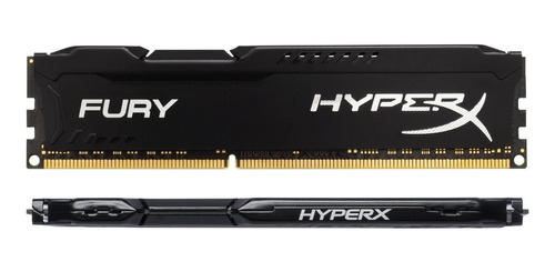 Memoria Kingston Hyperx Fury Black, 8gb Ddr3 1600 Mhz Cl10