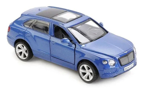 Auto Colección Msz Bentley Bentayga Azul 1:43 Pullback - Cuo