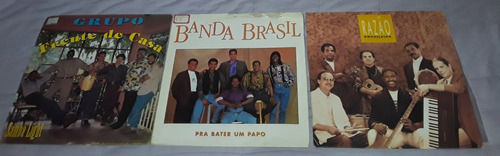 3 Lps Banda Brasil, Grupo Frente E Verso, Razão Brasileira (Usado)