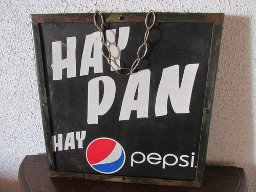 Antiguo Afiche Publicitario Pepsi Cola De Almacen 