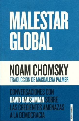 Malestar Global Conversaciones Con David Barsamian N Chomsky