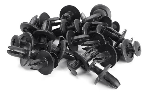 100 Pcs Clips Retenedor Coche Plástico Remaches Puerta Parac