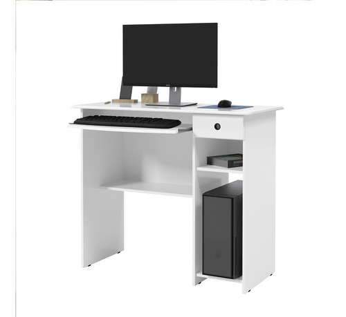 Imagem 1 de 3 de Mesa De Estudo Escrivaninha Viena - Branca