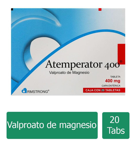 Atemperator 400 400 Mg Caja Con 20 Tabletas