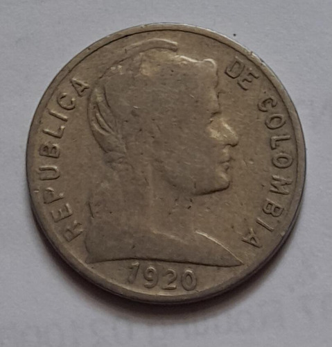 Moneda De 5 Centavos Año 1920, Estado 5 (f)