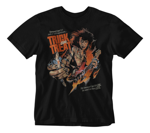 Camiseta  Terror Clasico Trick Or Treat 1986 C1