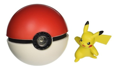 Pokébola con luz y sonido Pikachu Pokémon Nintendo Tomy T18564D
