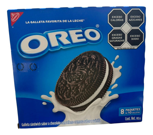 Rellenas Oreo OREO de chocolate sin sal 273 g