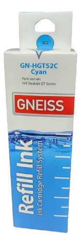 Tinta Gneiss Epson 90cc Cian Hgt52c Hh Deskjet Gt Series