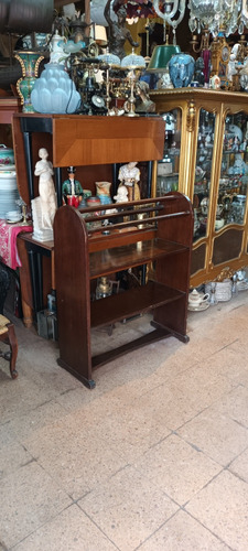 Antiguo Mueble De Caoba Para Poner Tapados 