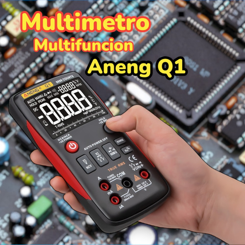 Imagen 2 de 8 de Multimetro Tester Digital - Aneng Q1