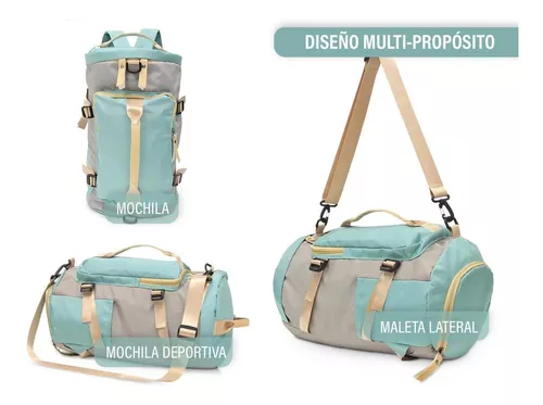 NANWEI Maleta Deportiva, Maleta Gym con Compartimento para Zapatos, Bolsa  Deportiva para Hombres y Mujeres, Mochila