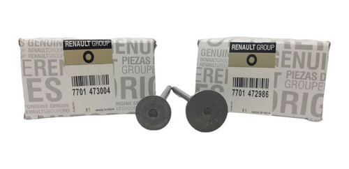 Imagen 2 de 3 de Válvulas Admisión Y Escape Renault Twingo 16 Válvulas