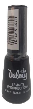 Pintura De Uñas Valmy Color Negro 