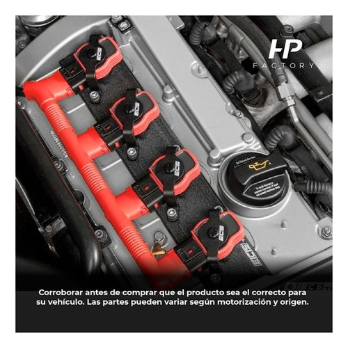 Imagen 2 de 10 de Bobina Roja Red Plasma Ftx Audi Vw 1.8 T - 4 Unidades