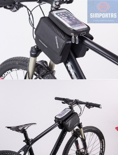 Imagen 3 de 10 de Bolso Doble Alforja Bicicleta Rockbros Original El Mejor Sgo