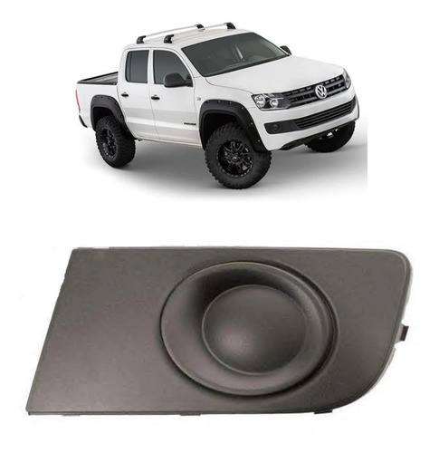 Rejilla Grilla Faro Auxiliar Vw Amarok Ciega S/faro Derecha