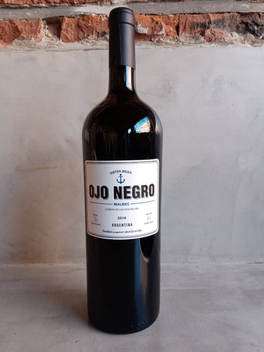 Vino Ojo Negro Malbec 2018 By Dieter Meier Por Bot. 1.5 L !