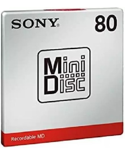 Minidisc Sony 80m Nuevos Sellados