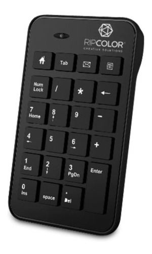 Teclado Numérico Rip Color Rp-c0301 Negro