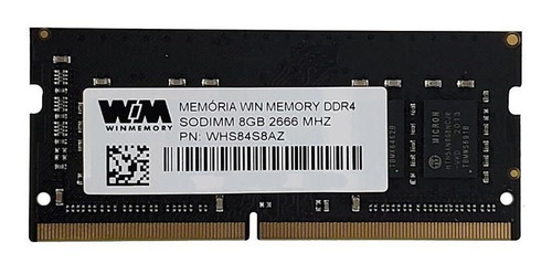 Memoria Win Memory 8 Gb Ddr4 2666 Notebook So Dimm Pc4 21300