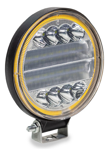 Farol Milha Led Redondo Fit 6000k 24 Led Angel Eye Tarponn