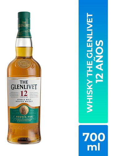 Imagen 1 de 1 de Whisky The Glenlivet 12 700 Ml