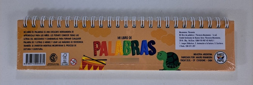 Mi Libro De Palabras - Libro Infantil Movil Didactico