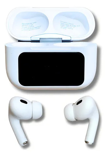 comprar Fone Bluetooth Sem fio TWS Visor Tela Touch Cancelamento de Ruído Kaidi Kd-7019 Cor Branco