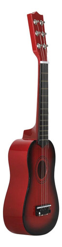 Instrumento Musical De Guitarra Acústica Rojo02 Rojo02