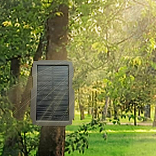 Lixada Panel Solar Para Cámara De Caza 360 Rotable