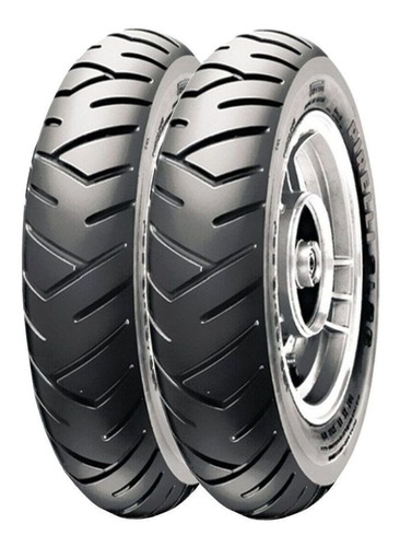 Par Pneu Elite 125 90/90-12 + 100/90-10 Tl Sl26 Pirelli 