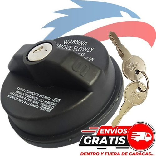 Imagen 2 de 5 de Tapa De Gasolina Chery Orinoco De Rosca Cerradura Y 2 Llaves