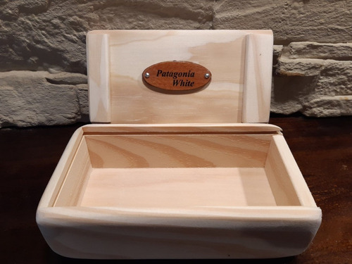 Imagen 4 de 5 de Caja De Madera Con Tapa Corrediza 18x10x5
