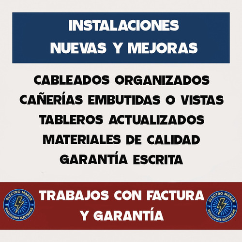 Electricista Matriculado 24hs Urgencias Electricas Cortocir