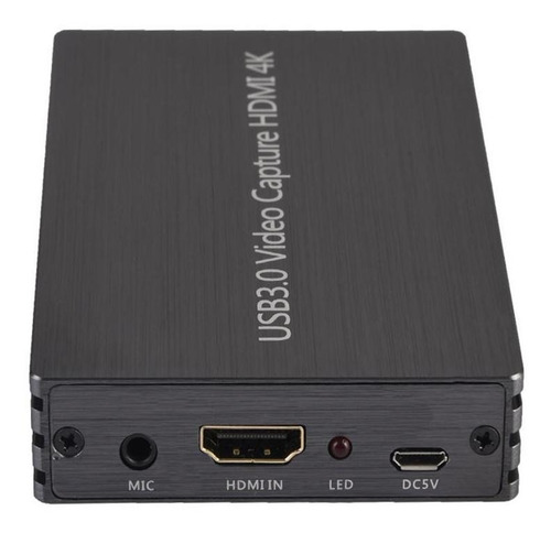 Cartão De Vídeo Sdi Usb3.0 Gravação 1080p Para Game Grey