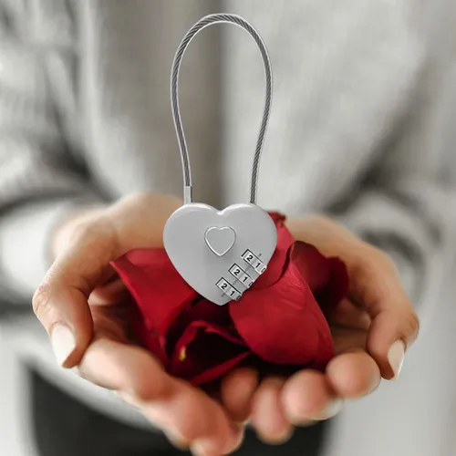 Candado De Corazón Con Cerradura De Amor, Candado Pequeño