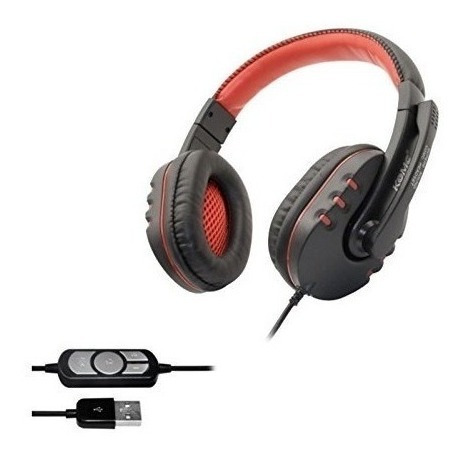 Diadema Gamer Microfono Profesional Cancelacion Ruido Usb2.0