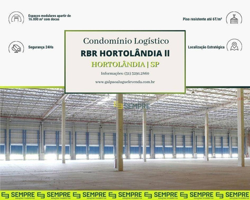 Imagem 1 de 15 de Galpão Para Alugar Em Hortolândia/sp - Ga1643