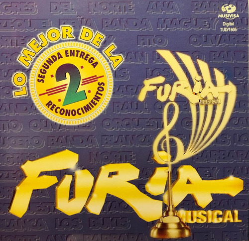 Cd Furia Musical + Bukis Maguey Solis Mier Zeta Fernandez