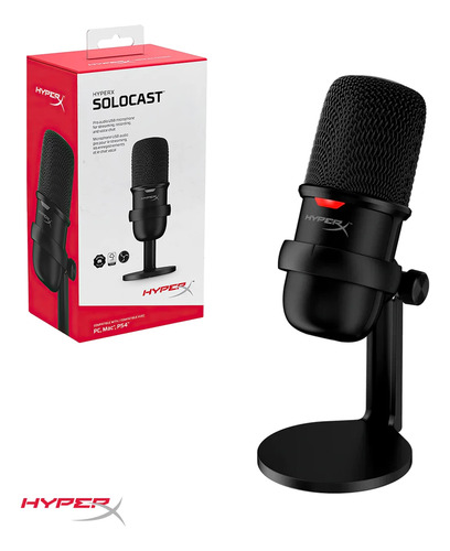 Micrófono Hyperx Blx Solocast Condensador Cardioide Negro