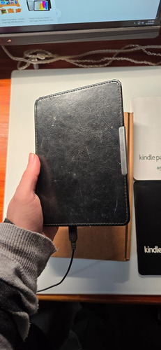 Kindle Paperwhite 6 7ma - 4gb + Funda Magnetica - Impecable Negro