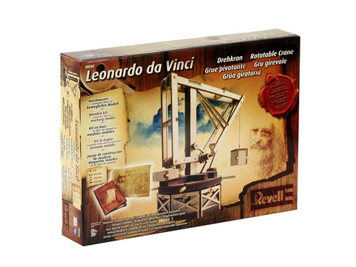 Novo Guindaste Giratorio Leonardo Da Vinci Revell 00505