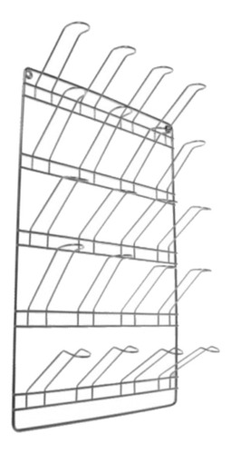 Suporte Copo Parede Simples 20 Copos 8x30cm
