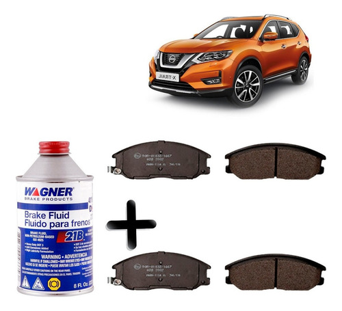 Pastillas Freno Allied Nippon Para Nissan Xtrail 2015 2021