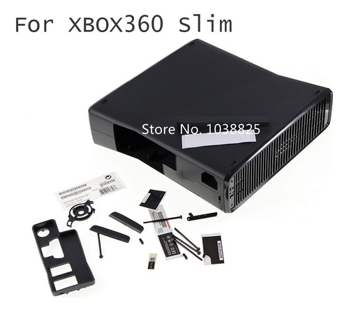 Carcasa O Case Para Xbox 360 Slim Negra.