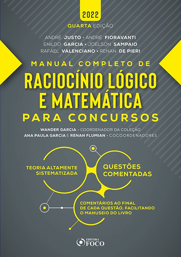 Livro Raciocínio Lógico E Matemática Para Concursos - Man