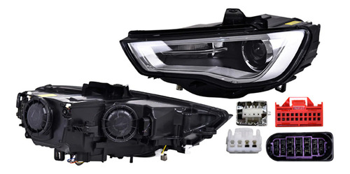 Faro Izquierdo Audi A3 2013 2014 2015 2016 Xenon Con Leds