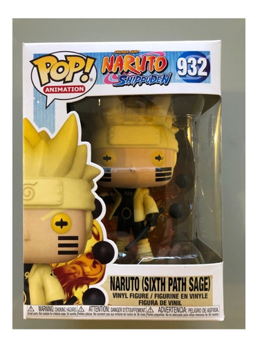 Boneco Pop Funko Naruto Sixth Path Sage #932