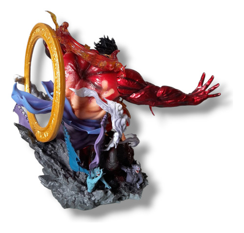 Figura Anime Luffy Gear 4 One Piece 30 Cms